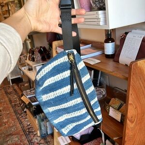 Handmade Made Belt Bag indigo